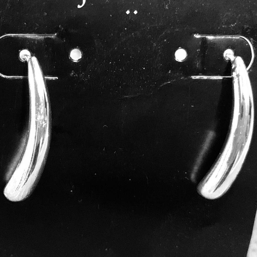 Silver earrings